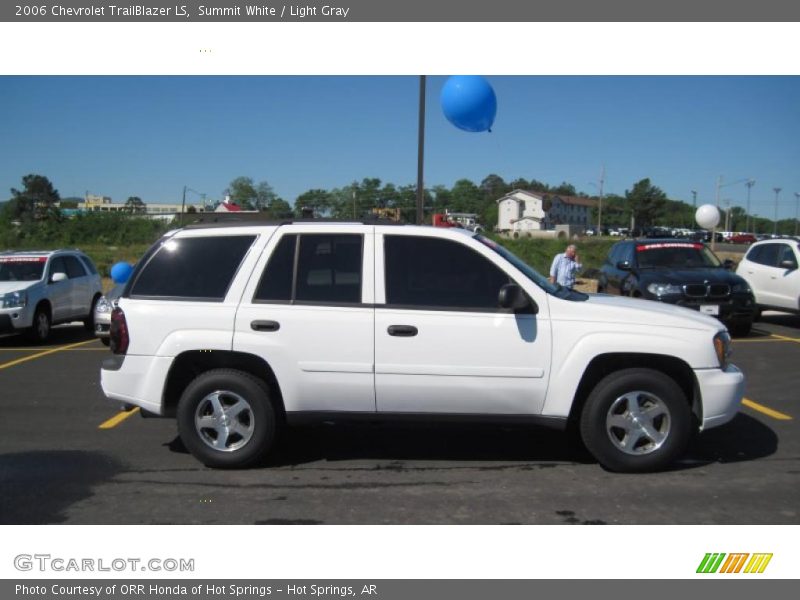 Summit White / Light Gray 2006 Chevrolet TrailBlazer LS