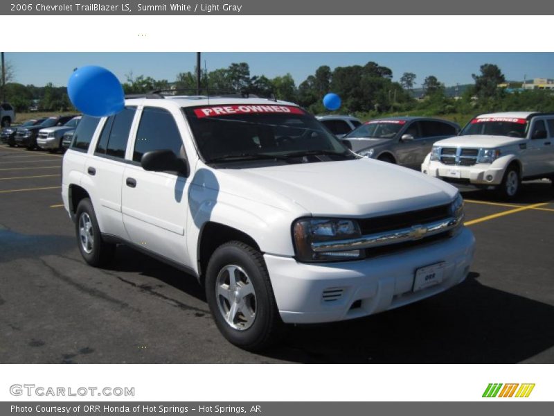 Summit White / Light Gray 2006 Chevrolet TrailBlazer LS
