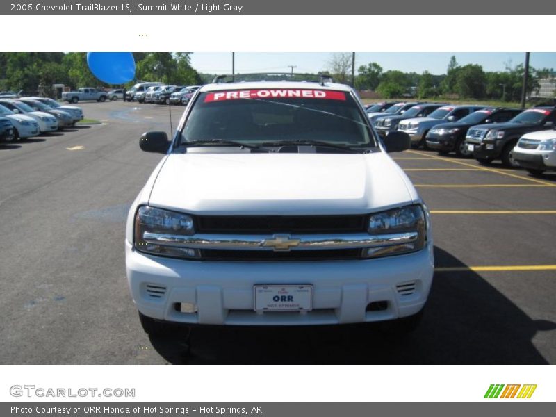 Summit White / Light Gray 2006 Chevrolet TrailBlazer LS