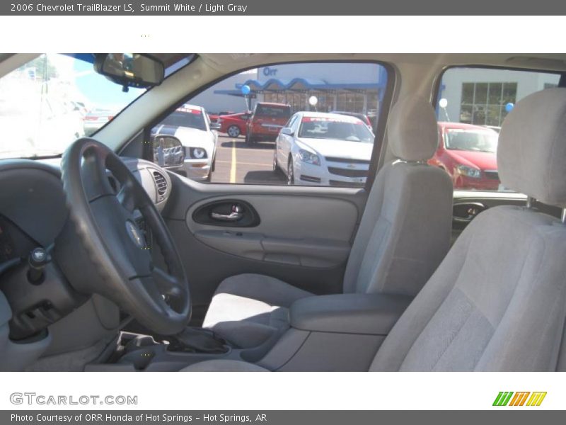 Summit White / Light Gray 2006 Chevrolet TrailBlazer LS