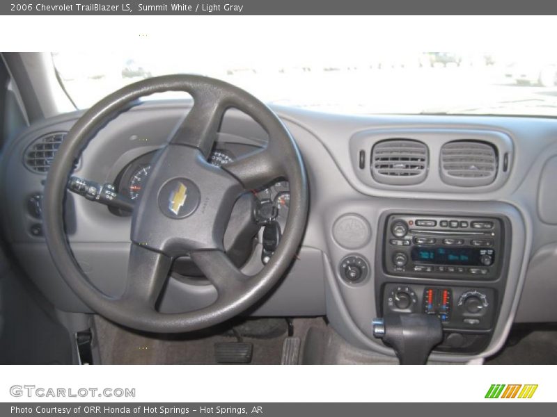 Summit White / Light Gray 2006 Chevrolet TrailBlazer LS