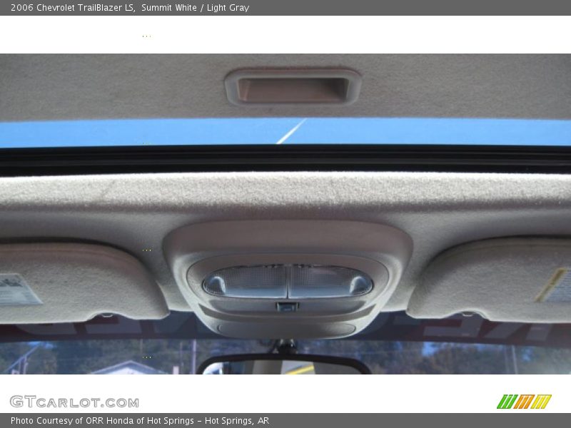 Summit White / Light Gray 2006 Chevrolet TrailBlazer LS