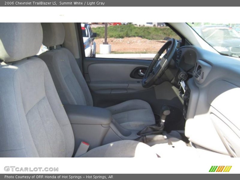Summit White / Light Gray 2006 Chevrolet TrailBlazer LS