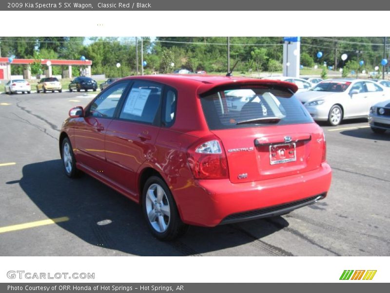 Classic Red / Black 2009 Kia Spectra 5 SX Wagon