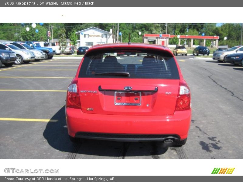 Classic Red / Black 2009 Kia Spectra 5 SX Wagon