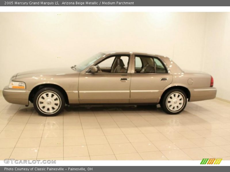 Arizona Beige Metallic / Medium Parchment 2005 Mercury Grand Marquis LS