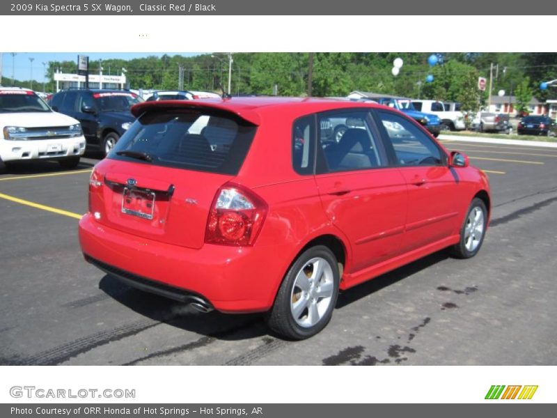 Classic Red / Black 2009 Kia Spectra 5 SX Wagon