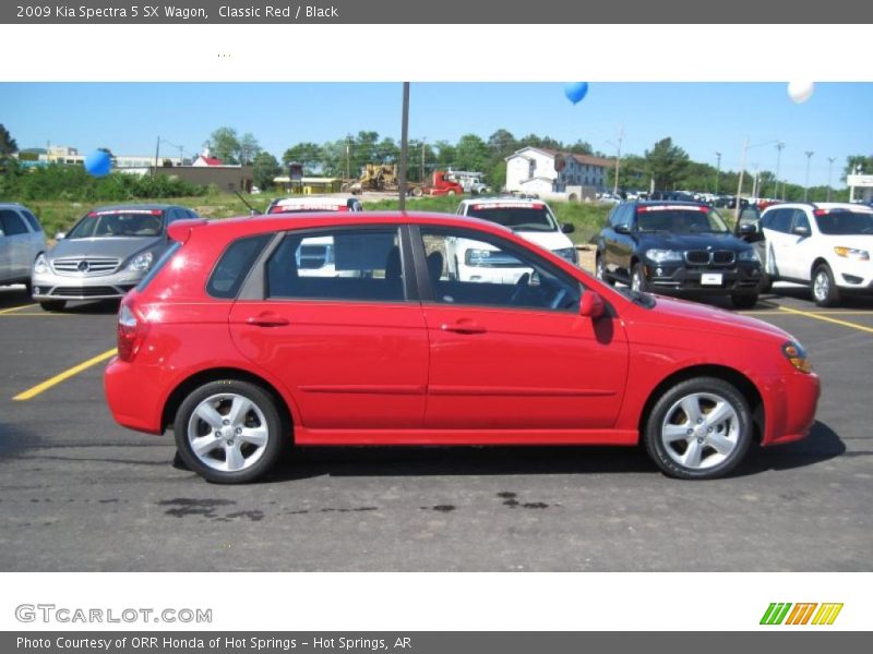 Classic Red / Black 2009 Kia Spectra 5 SX Wagon