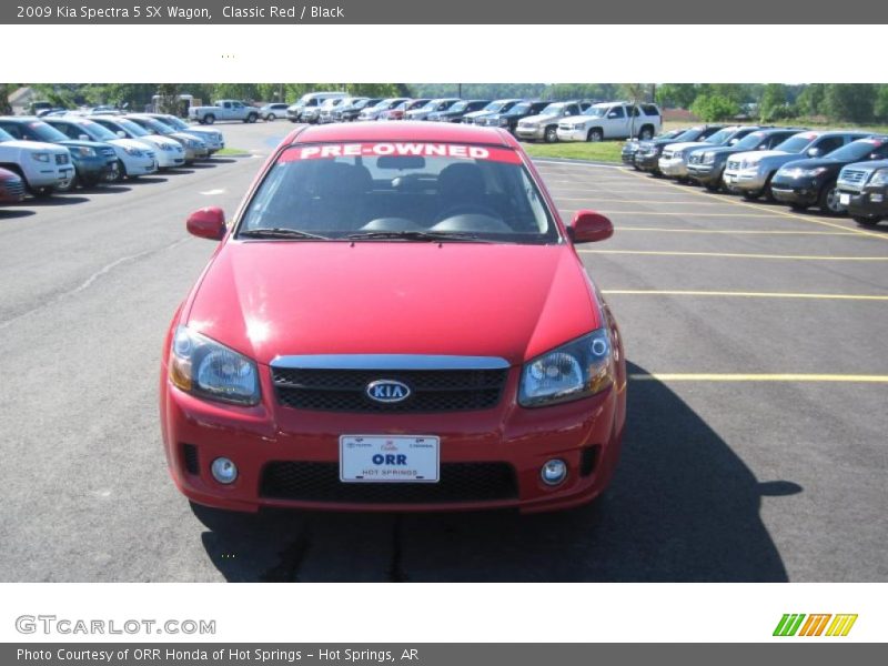 Classic Red / Black 2009 Kia Spectra 5 SX Wagon