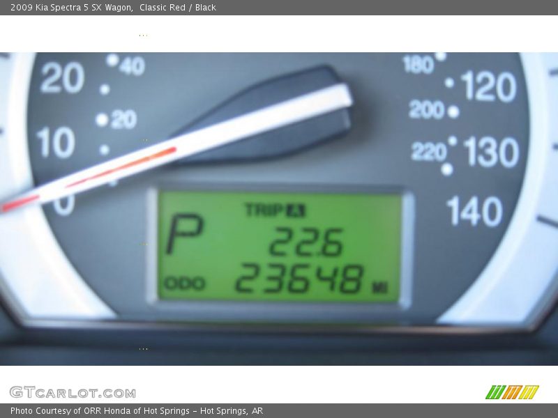 Classic Red / Black 2009 Kia Spectra 5 SX Wagon
