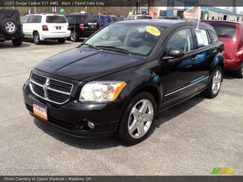 Black / Pastel Slate Gray 2007 Dodge Caliber R/T AWD