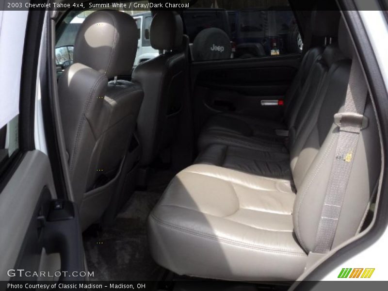 Summit White / Gray/Dark Charcoal 2003 Chevrolet Tahoe 4x4