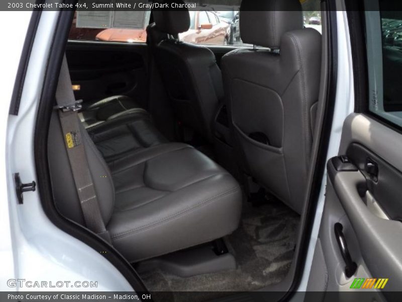 Summit White / Gray/Dark Charcoal 2003 Chevrolet Tahoe 4x4