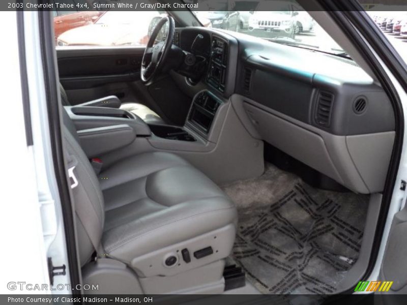 Summit White / Gray/Dark Charcoal 2003 Chevrolet Tahoe 4x4