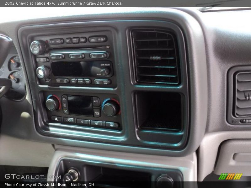 Summit White / Gray/Dark Charcoal 2003 Chevrolet Tahoe 4x4