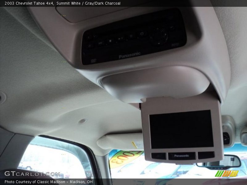 Summit White / Gray/Dark Charcoal 2003 Chevrolet Tahoe 4x4