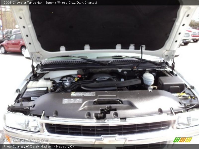 Summit White / Gray/Dark Charcoal 2003 Chevrolet Tahoe 4x4