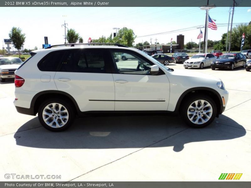 Alpine White / Oyster 2012 BMW X5 xDrive35i Premium