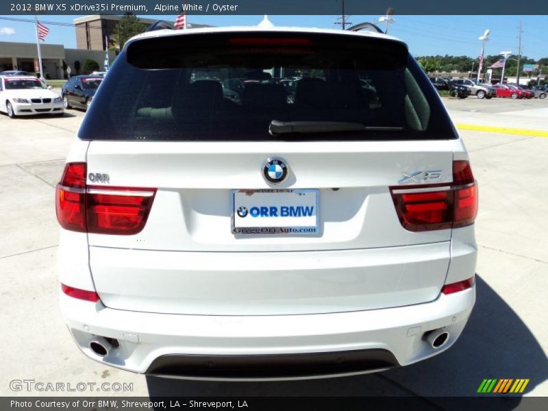 Alpine White / Oyster 2012 BMW X5 xDrive35i Premium