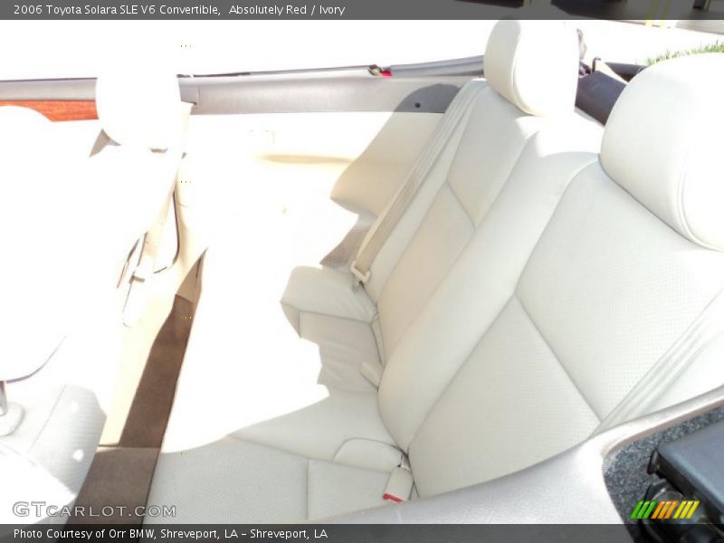 Absolutely Red / Ivory 2006 Toyota Solara SLE V6 Convertible