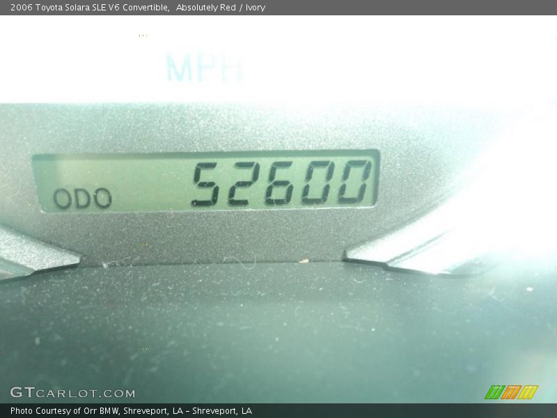 Absolutely Red / Ivory 2006 Toyota Solara SLE V6 Convertible