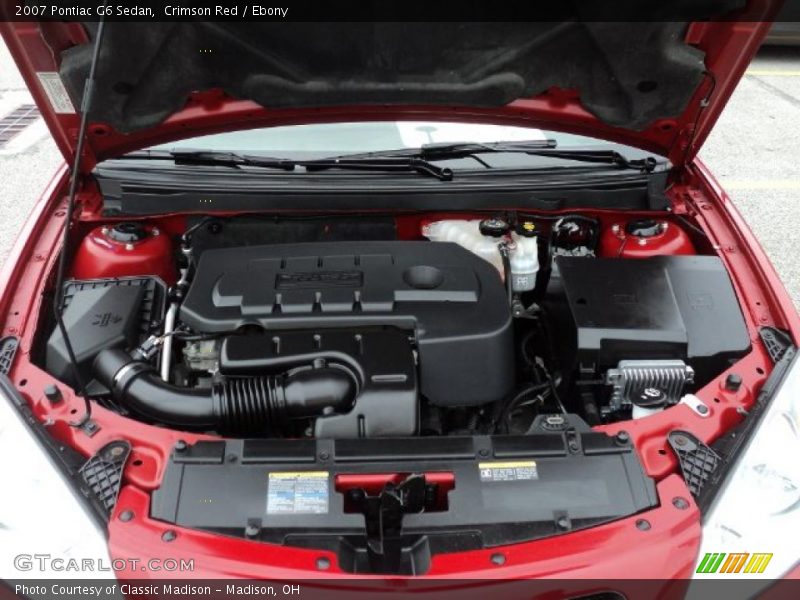 Crimson Red / Ebony 2007 Pontiac G6 Sedan