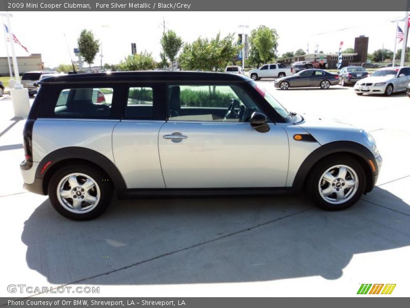 Pure Silver Metallic / Black/Grey 2009 Mini Cooper Clubman