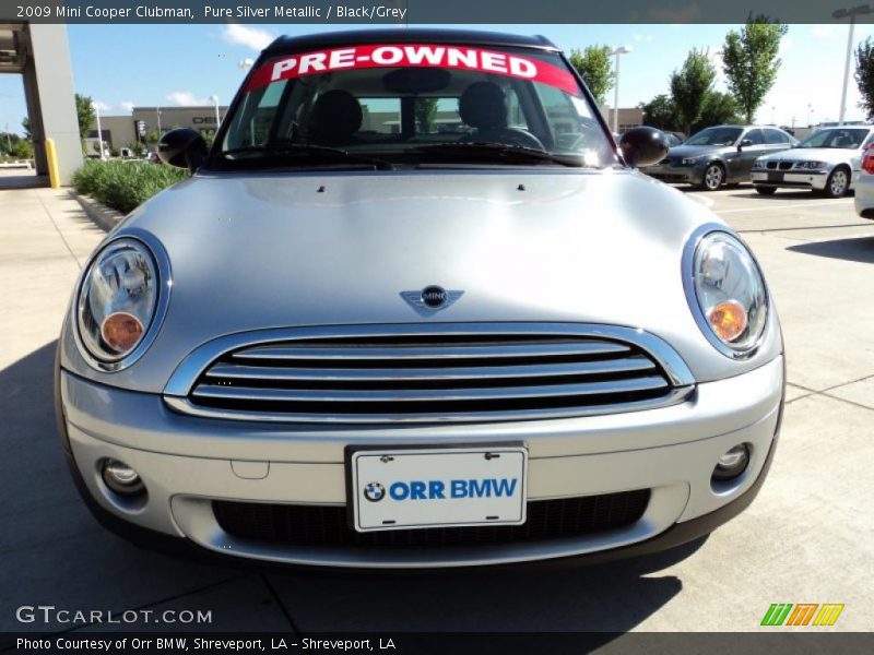 Pure Silver Metallic / Black/Grey 2009 Mini Cooper Clubman