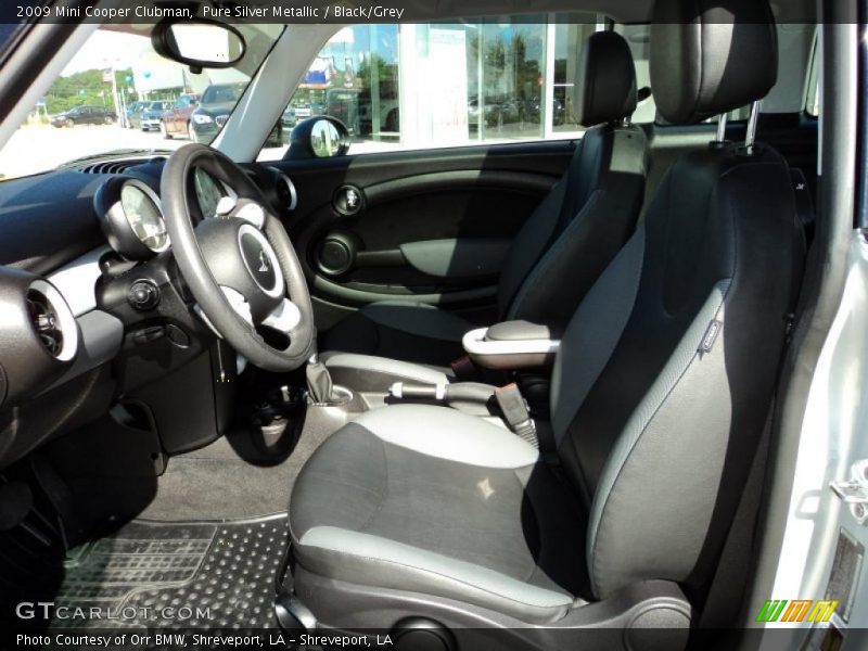 Pure Silver Metallic / Black/Grey 2009 Mini Cooper Clubman