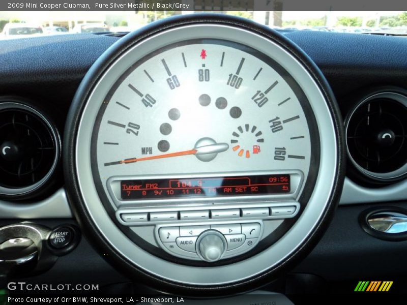 Pure Silver Metallic / Black/Grey 2009 Mini Cooper Clubman