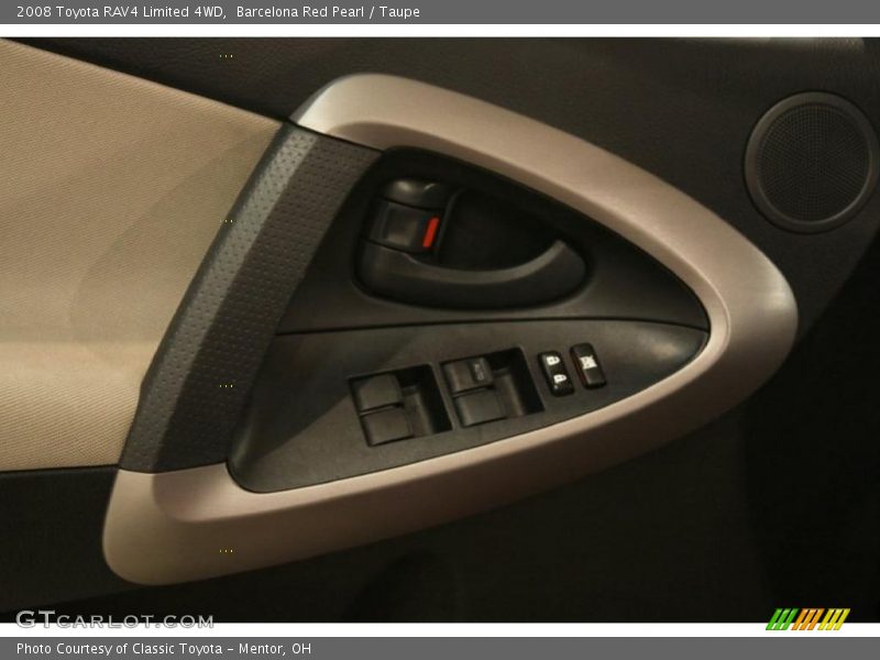 Barcelona Red Pearl / Taupe 2008 Toyota RAV4 Limited 4WD