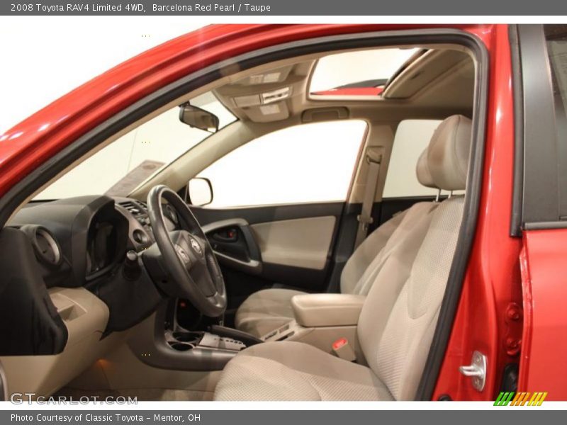 Barcelona Red Pearl / Taupe 2008 Toyota RAV4 Limited 4WD