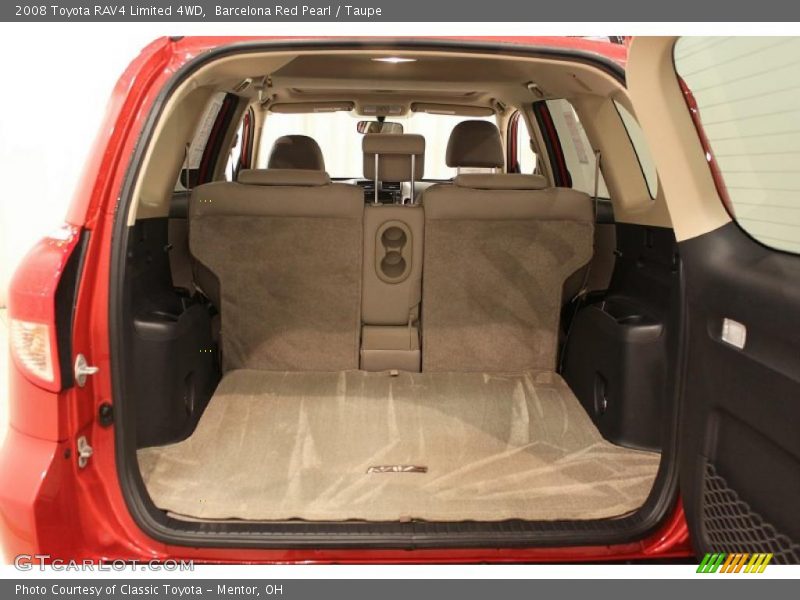 Barcelona Red Pearl / Taupe 2008 Toyota RAV4 Limited 4WD