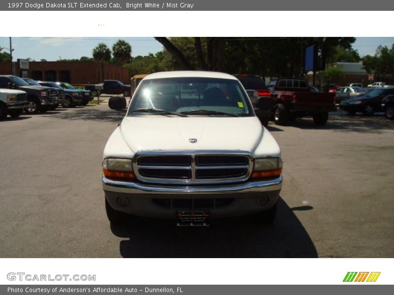 Bright White / Mist Gray 1997 Dodge Dakota SLT Extended Cab