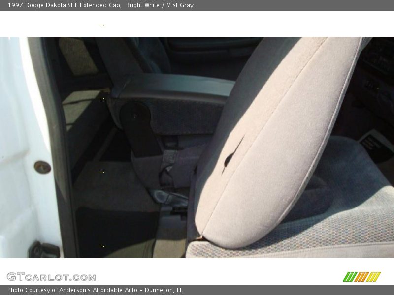 Bright White / Mist Gray 1997 Dodge Dakota SLT Extended Cab