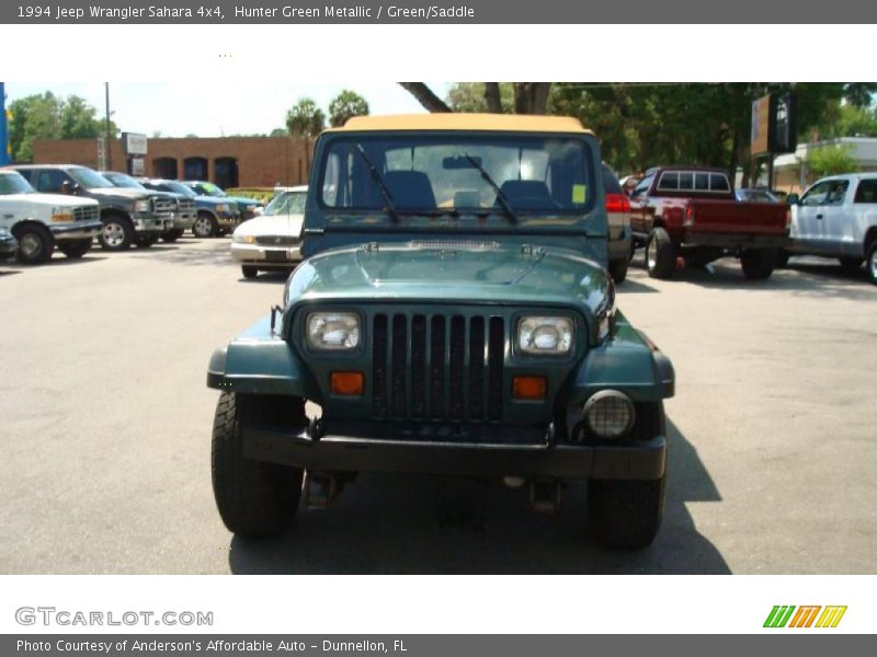 Hunter Green Metallic / Green/Saddle 1994 Jeep Wrangler Sahara 4x4