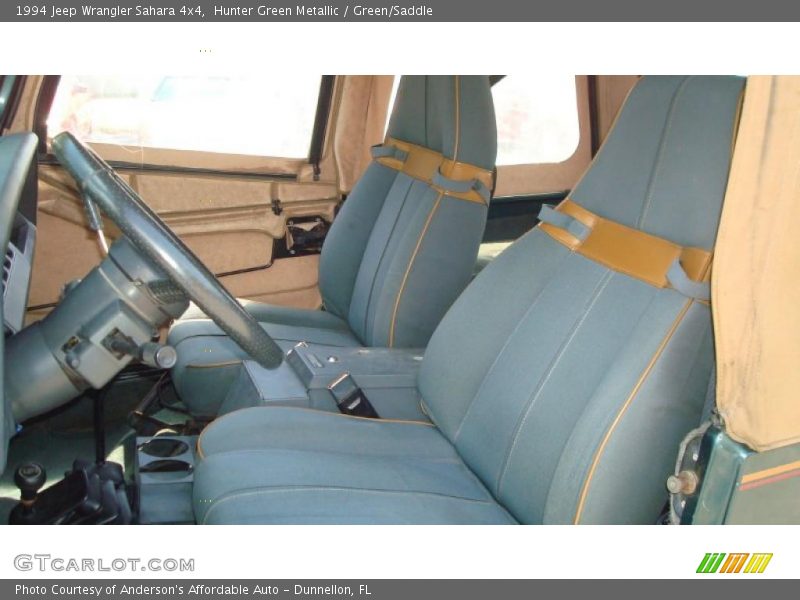  1994 Wrangler Sahara 4x4 Green/Saddle Interior