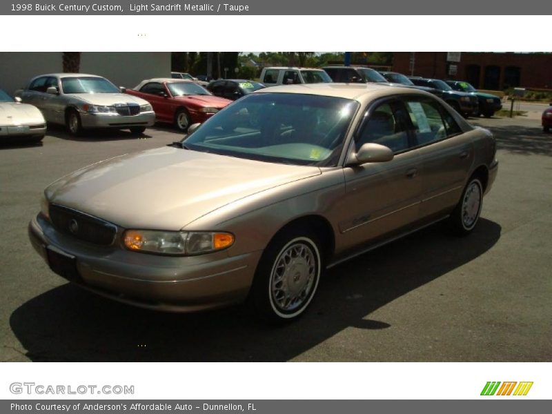 Light Sandrift Metallic / Taupe 1998 Buick Century Custom