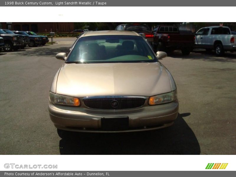 Light Sandrift Metallic / Taupe 1998 Buick Century Custom