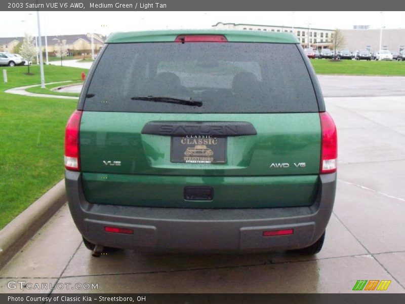 Medium Green / Light Tan 2003 Saturn VUE V6 AWD