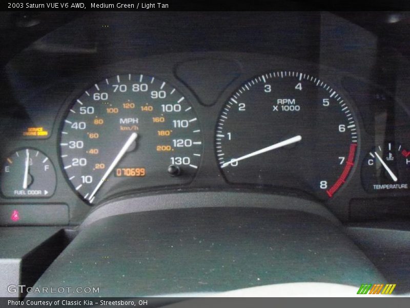 Medium Green / Light Tan 2003 Saturn VUE V6 AWD