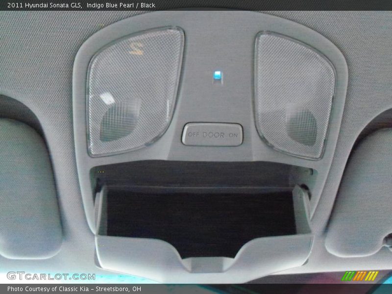 Indigo Blue Pearl / Black 2011 Hyundai Sonata GLS