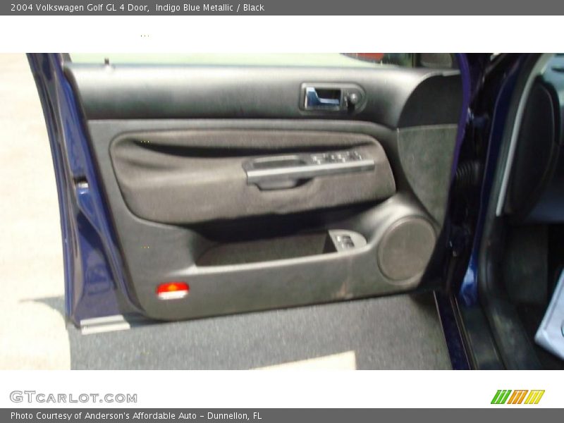 Indigo Blue Metallic / Black 2004 Volkswagen Golf GL 4 Door