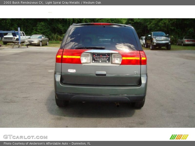 Light Spiral Gray Metallic / Medium Oak 2003 Buick Rendezvous CX
