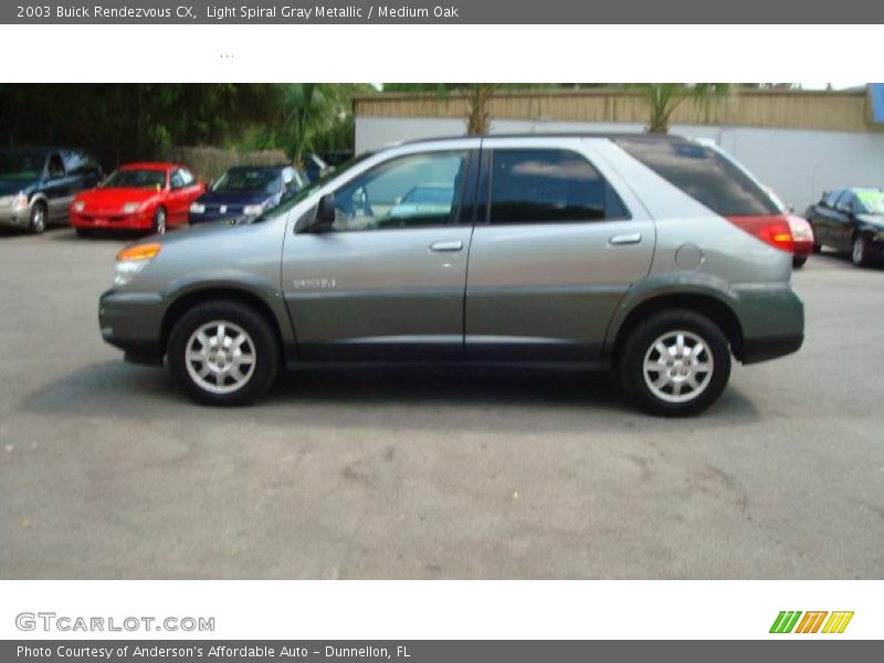 Light Spiral Gray Metallic / Medium Oak 2003 Buick Rendezvous CX
