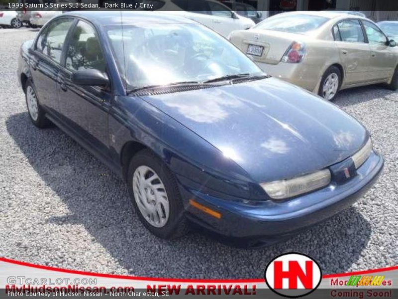 Dark Blue / Gray 1999 Saturn S Series SL2 Sedan