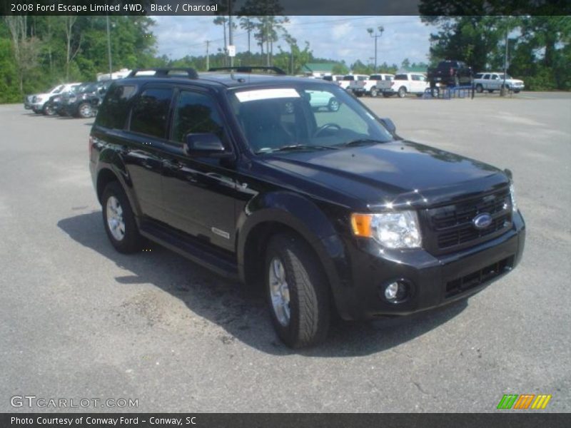 Black / Charcoal 2008 Ford Escape Limited 4WD