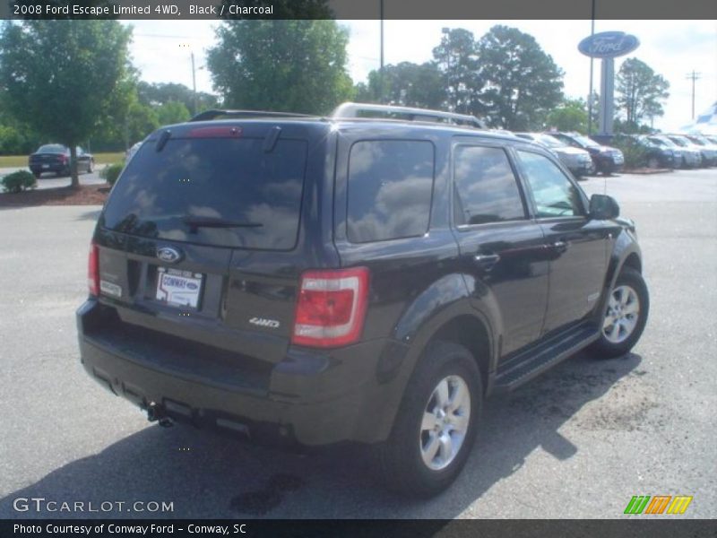 Black / Charcoal 2008 Ford Escape Limited 4WD