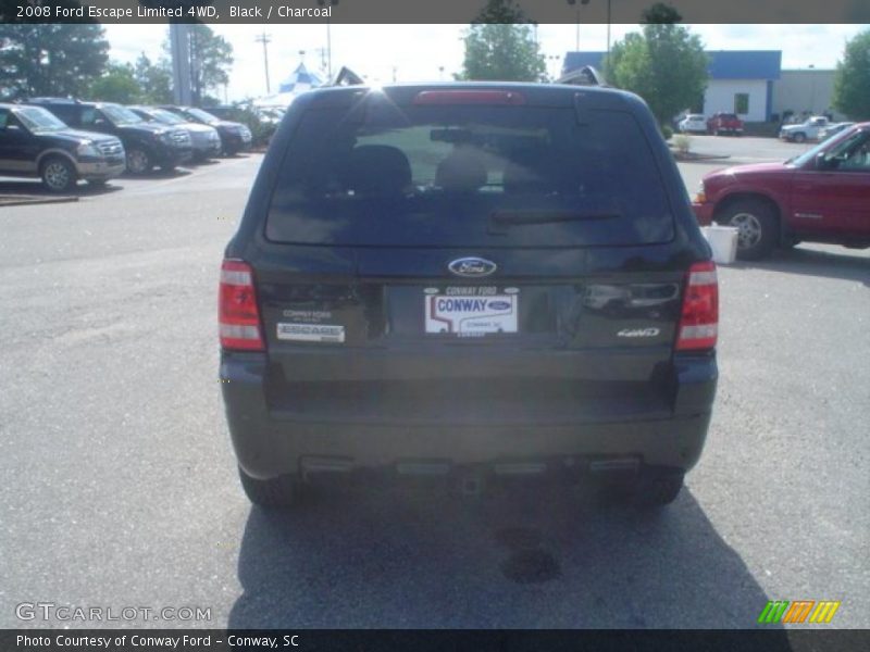 Black / Charcoal 2008 Ford Escape Limited 4WD