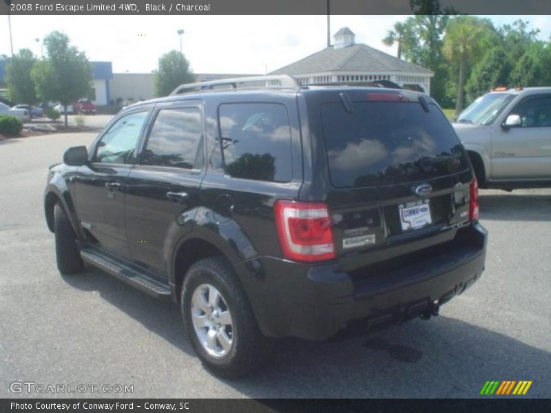 Black / Charcoal 2008 Ford Escape Limited 4WD